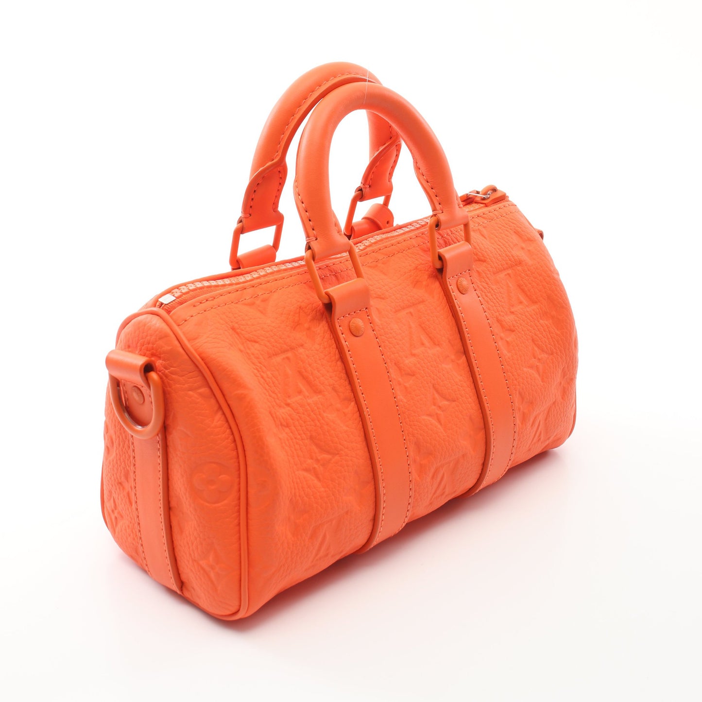 キーポル バンドリエール25 モノグラムアンプラント ハンドバッグ PVC オレンジ 2WAY ルイヴィトン バッグ LOUIS VUITTON