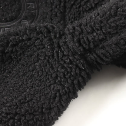 リングロゴ ボア コート ウール ブラック バーバリー アウター BURBERRY