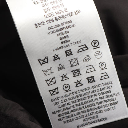 リングロゴ ボア コート ウール ブラック バーバリー アウター BURBERRY