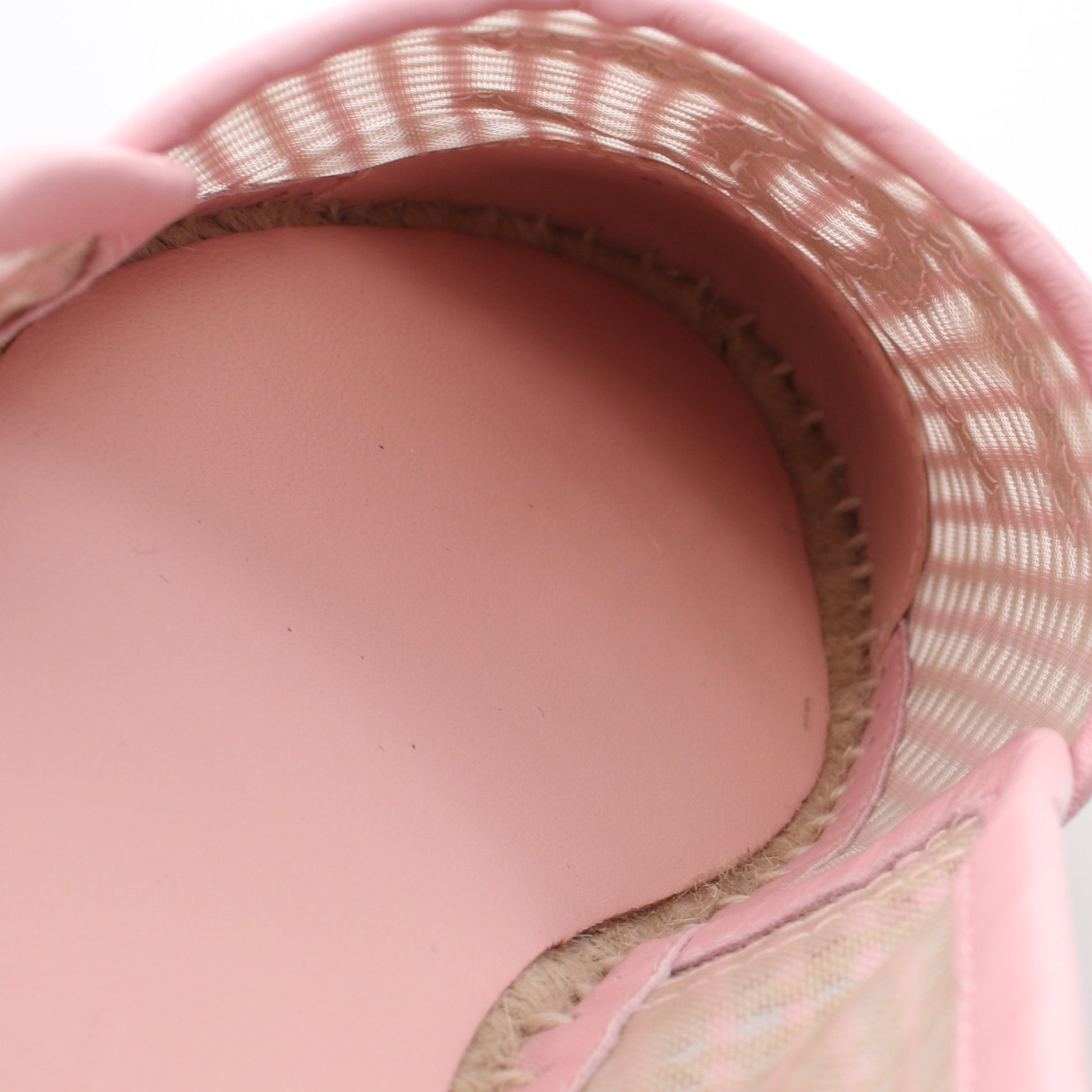 ココマーク エスパドリーユ スリッポン レザー ジュート ライトピンク ベージュ メッシュ シャネル シューズ CHANEL