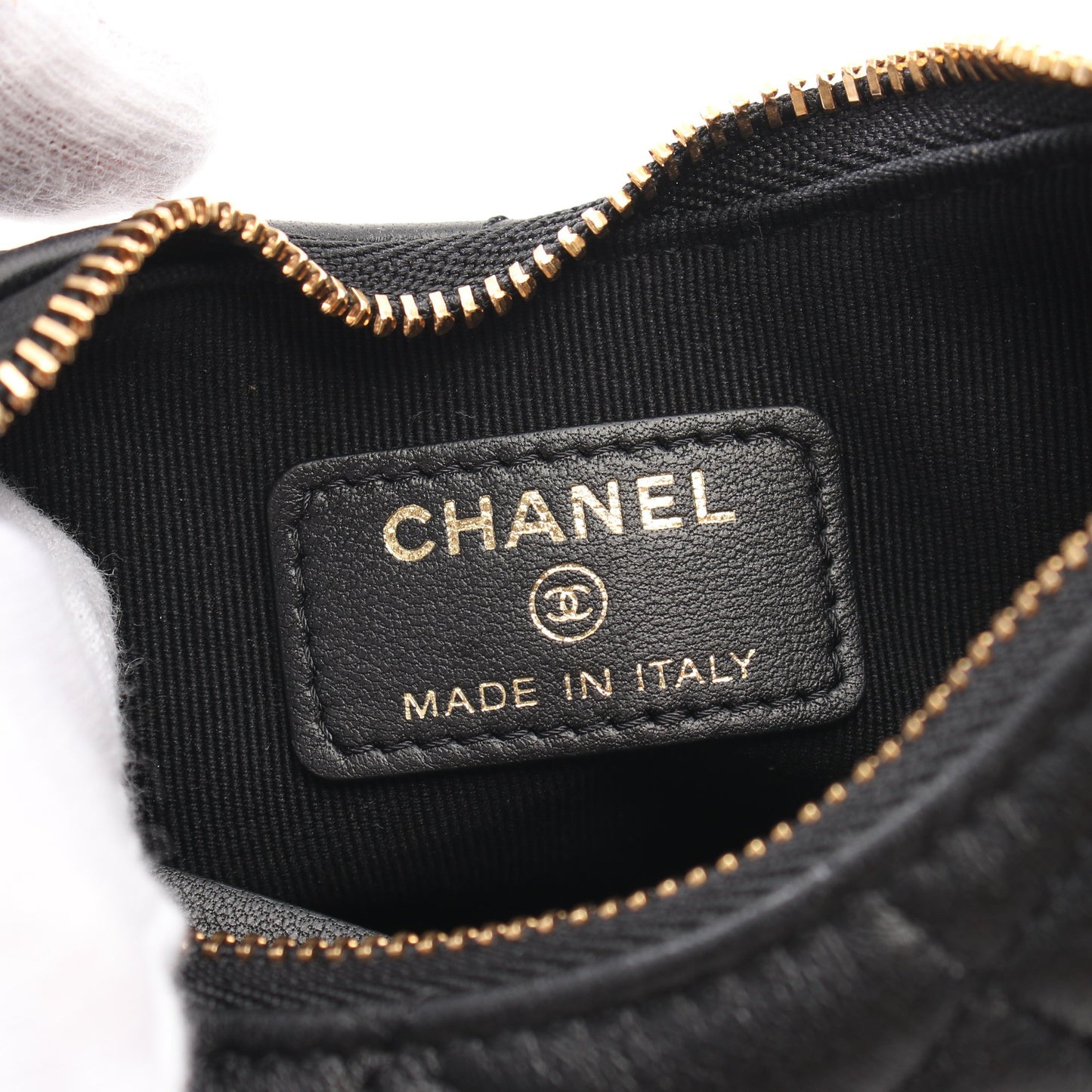 マトラッセ ホーボー チェーンアラウンド チェーンショルダーバッグ ラムスキン ブラック ゴールド金具 シャネル バッグ CHANEL