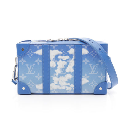 ソフトトランク ウォレット モノグラムクラウズ ショルダーバッグ PVC レザー ブルー ホワイト 20AW ルイヴィトン バッグ LOUIS VUITTON