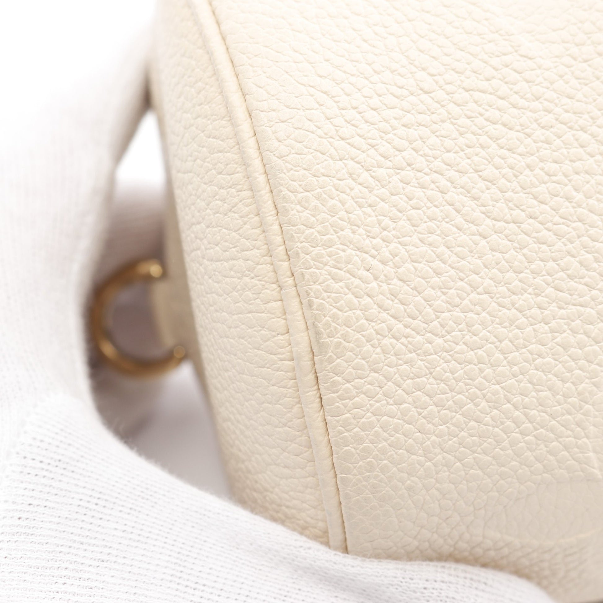 パピヨンBB モノグラムアンプラント クレーム ハンドバッグ レザー アイボリー 2WAY ルイヴィトン バッグ LOUIS VUITTON