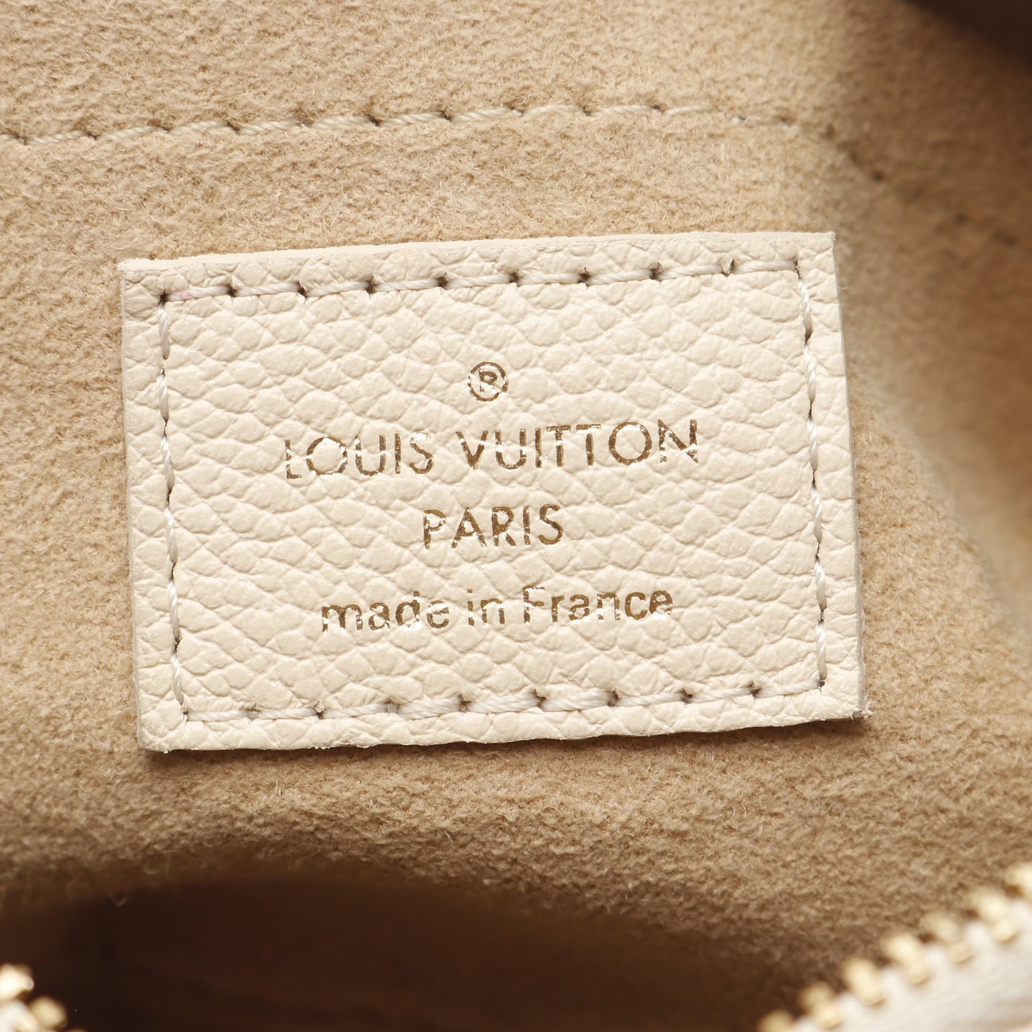 パピヨンBB モノグラムアンプラント クレーム ハンドバッグ レザー アイボリー 2WAY ルイヴィトン バッグ LOUIS VUITTON