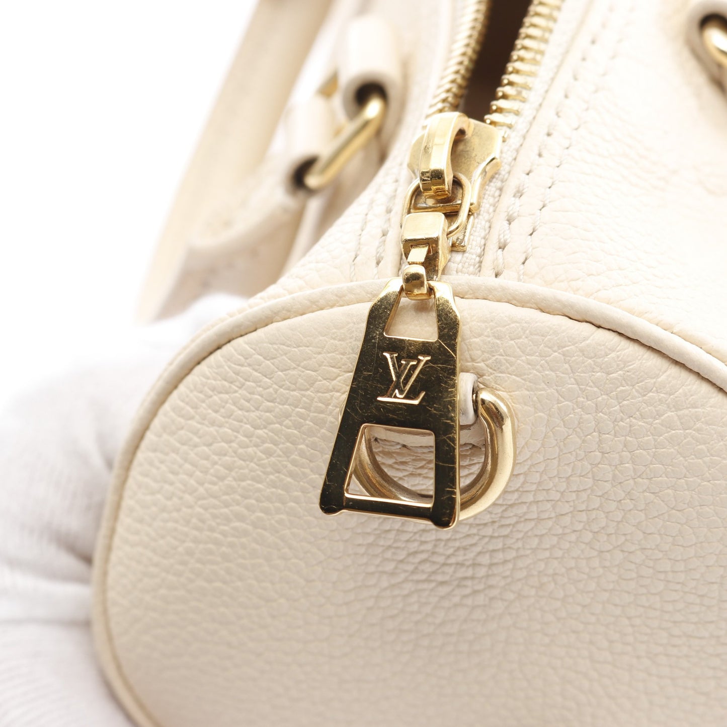 パピヨンBB モノグラムアンプラント クレーム ハンドバッグ レザー アイボリー 2WAY ルイヴィトン バッグ LOUIS VUITTON