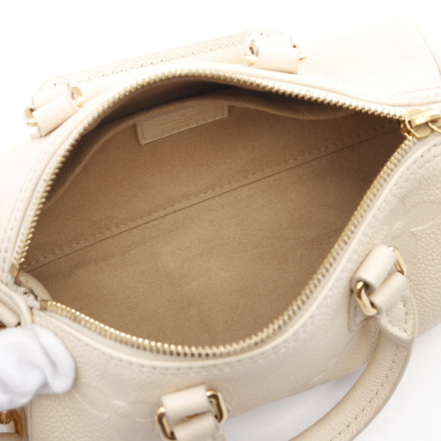 パピヨンBB モノグラムアンプラント クレーム ハンドバッグ レザー アイボリー 2WAY ルイヴィトン バッグ LOUIS VUITTON