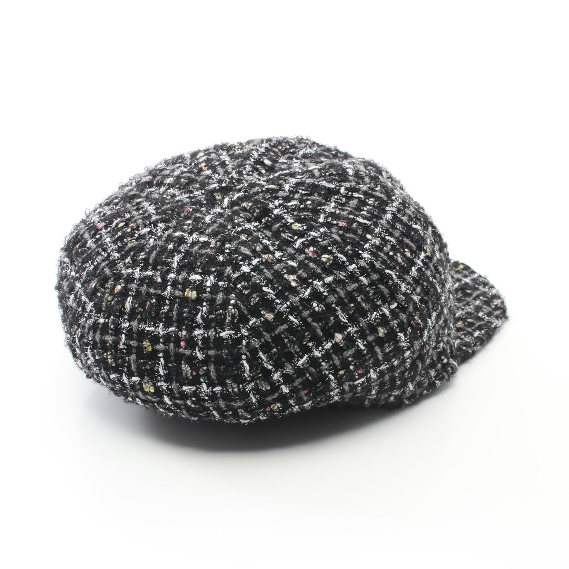 ココマーク キャスケット キャップ ツイード ブラック マルチカラー シャネル 財布・小物 CHANEL