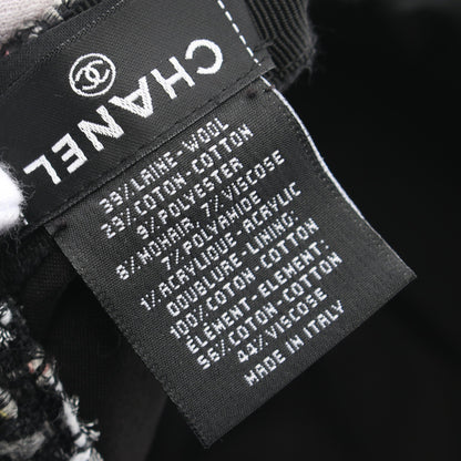 ココマーク キャスケット キャップ ツイード ブラック マルチカラー シャネル 財布・小物 CHANEL