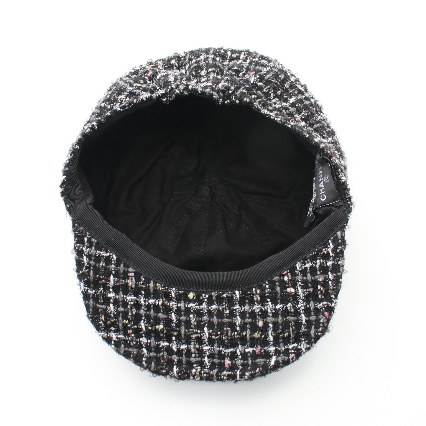ココマーク キャスケット キャップ ツイード ブラック マルチカラー シャネル 財布・小物 CHANEL