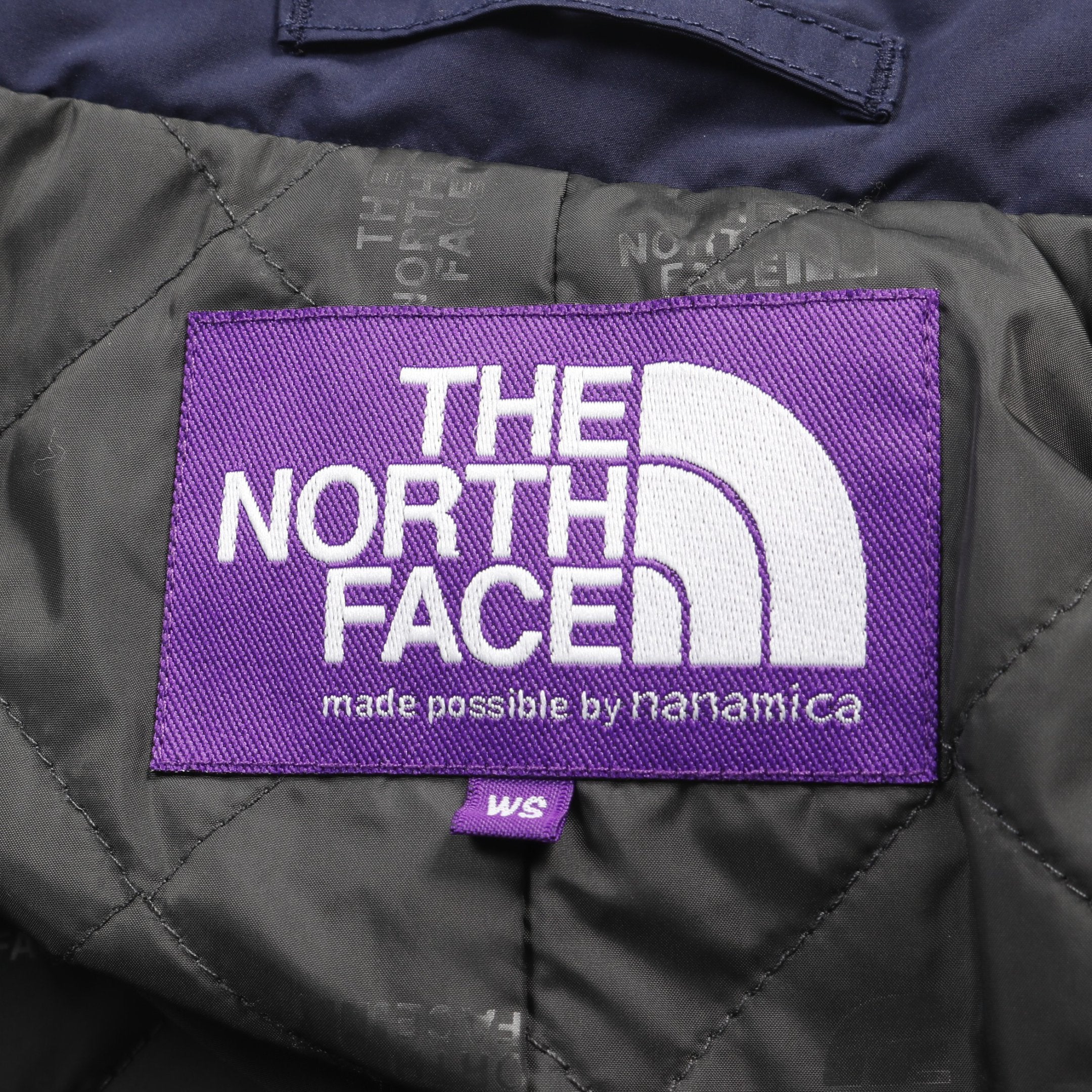 ステンカラーコート ネイビー 中綿 BEAMS別注 ザノースフェイス