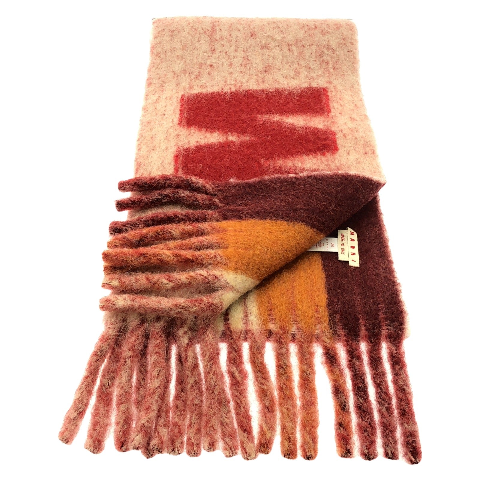 マフラー マフラー ウール レッド マルニ – RECLO