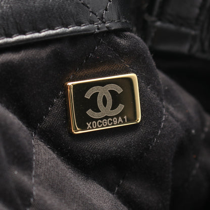 19 ディズヌフ マトラッセ バックパック リュックサック レザー ブラック ゴールド金具 シャネル バッグ CHANEL