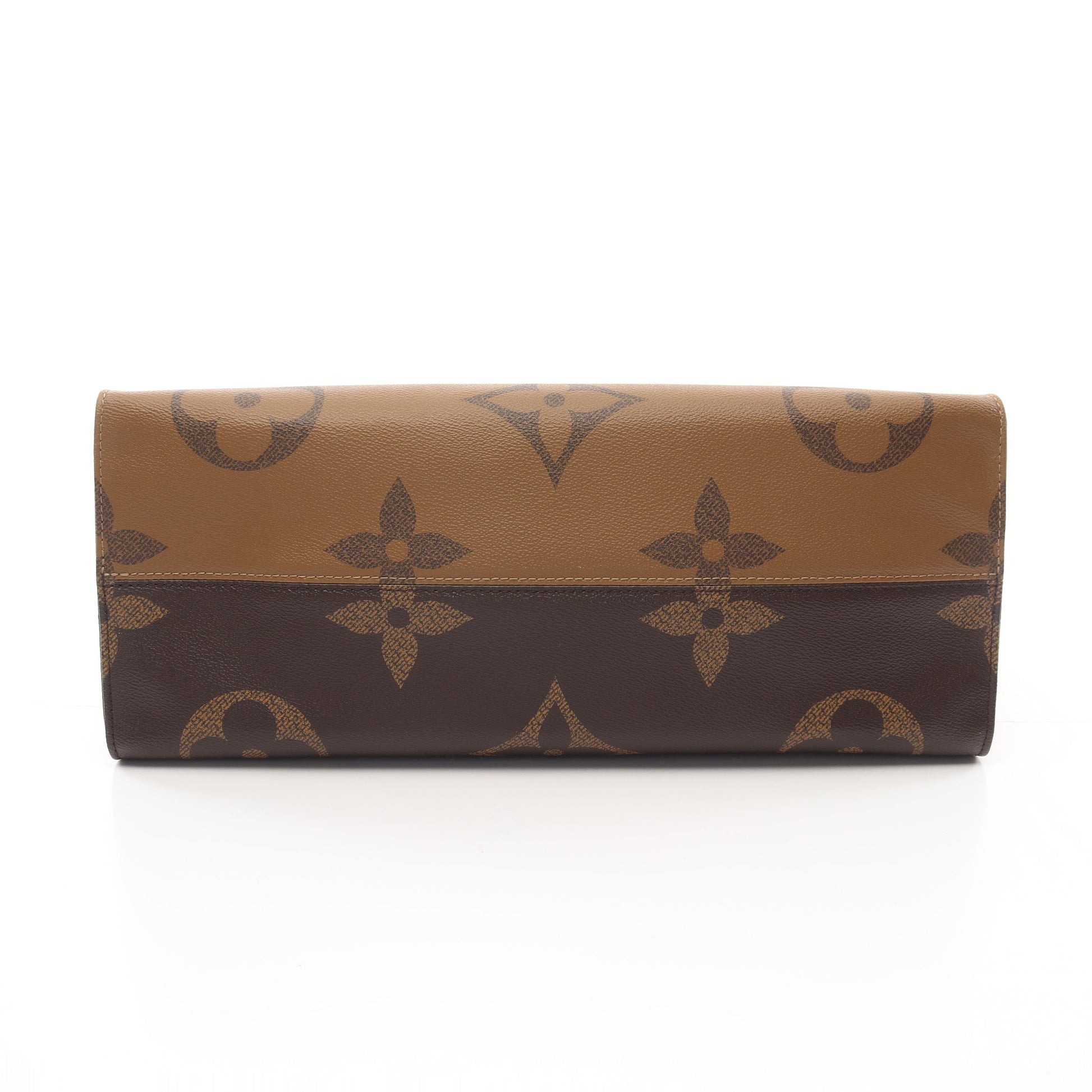 オンザゴーGM モノグラムジャイアント リバース ショルダーバッグ トートバッグ PVC ブラウン ベージュ 2WAY ルイヴィトン バッグ LOUIS VUITTON
