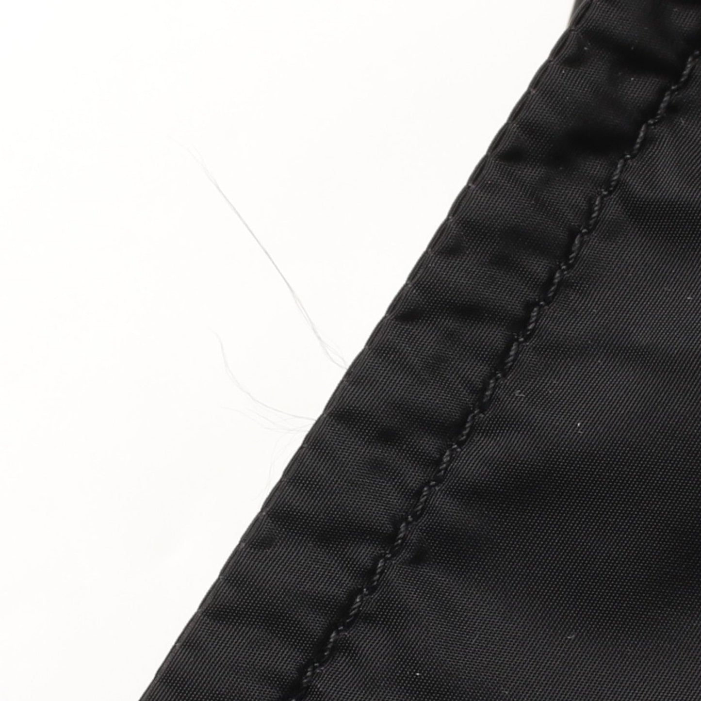 RE-NYLON トレンチコート ナイロン ブラック プラダ アウター PRADA