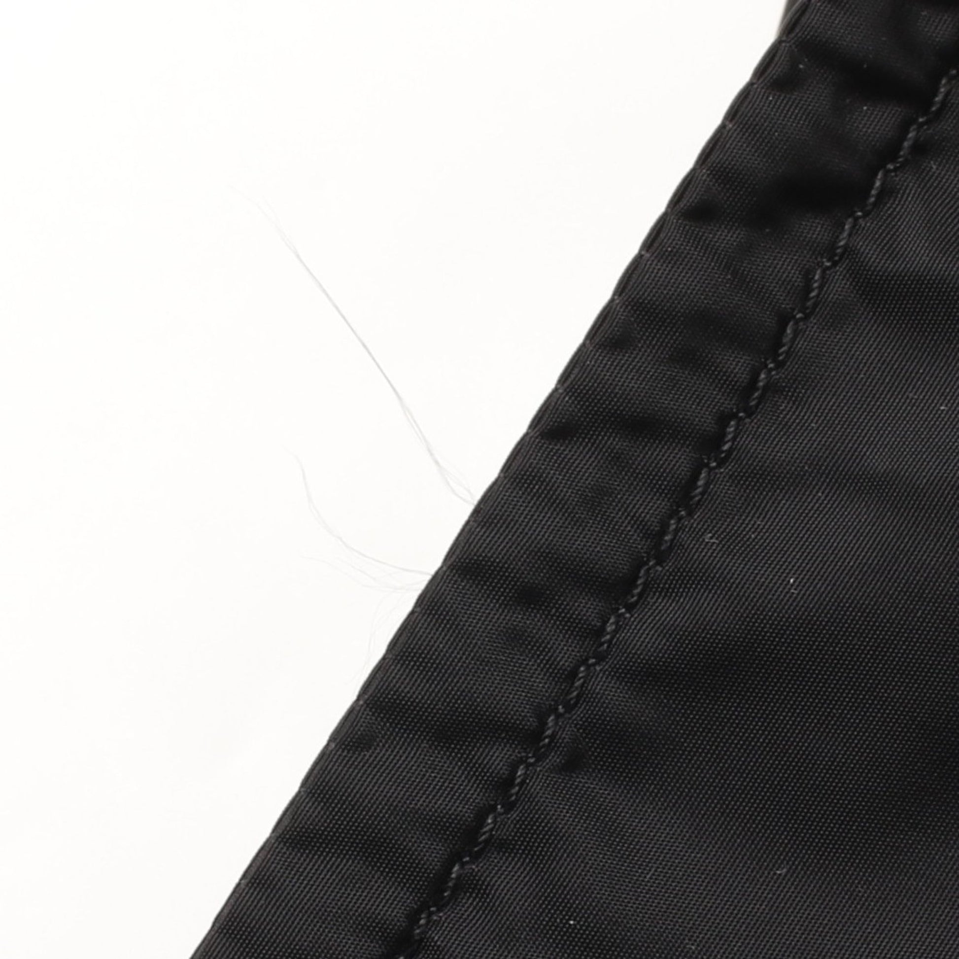 RE-NYLON トレンチコート ナイロン ブラック プラダ アウター PRADA