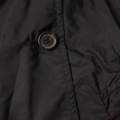 RE-NYLON トレンチコート ナイロン ブラック プラダ アウター PRADA
