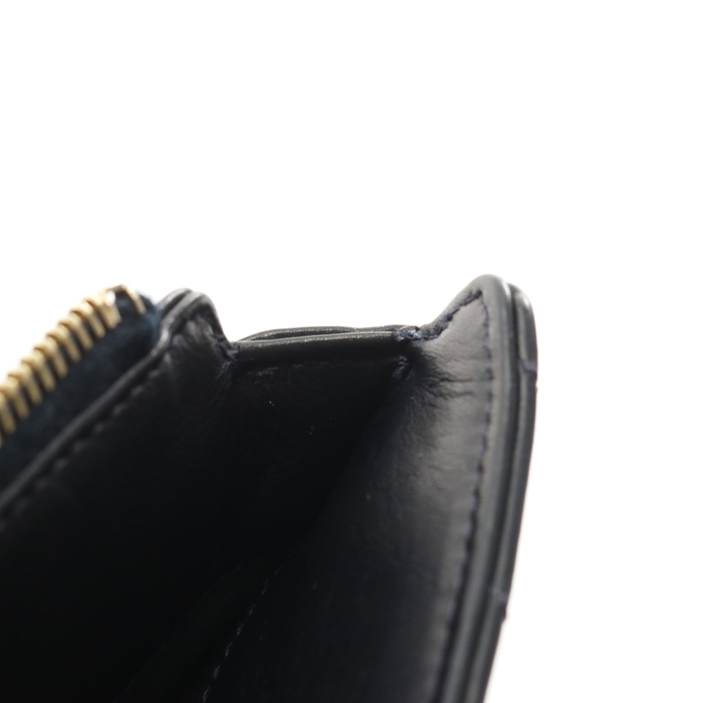 シェブロン Vステッチ ハンドバッグ ラムスキン ダークネイビー ゴールド金具 2WAY ヴィンテージ シャネル バッグ CHANEL