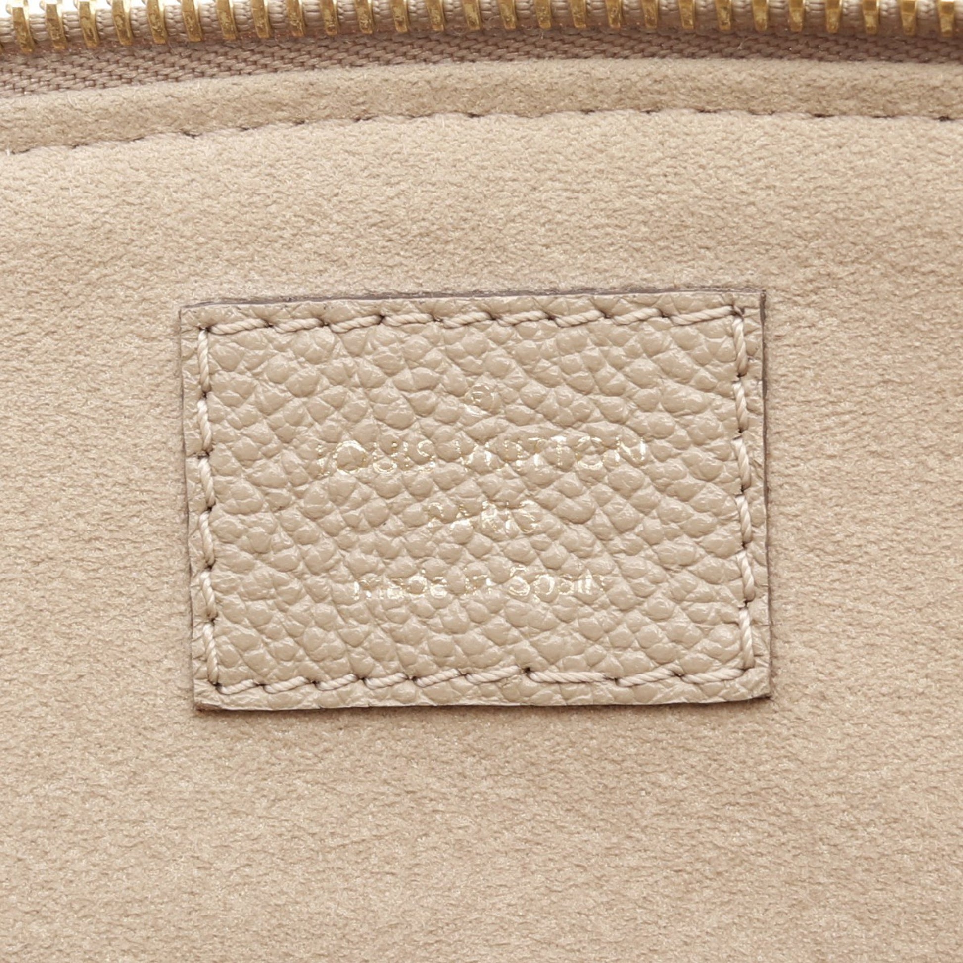 プティ パレPM モノグラムアンプラント トゥルトレール クレーム ハンドバッグ レザー グレーベージュ 2WAY ルイヴィトン バッグ LOUIS VUITTON