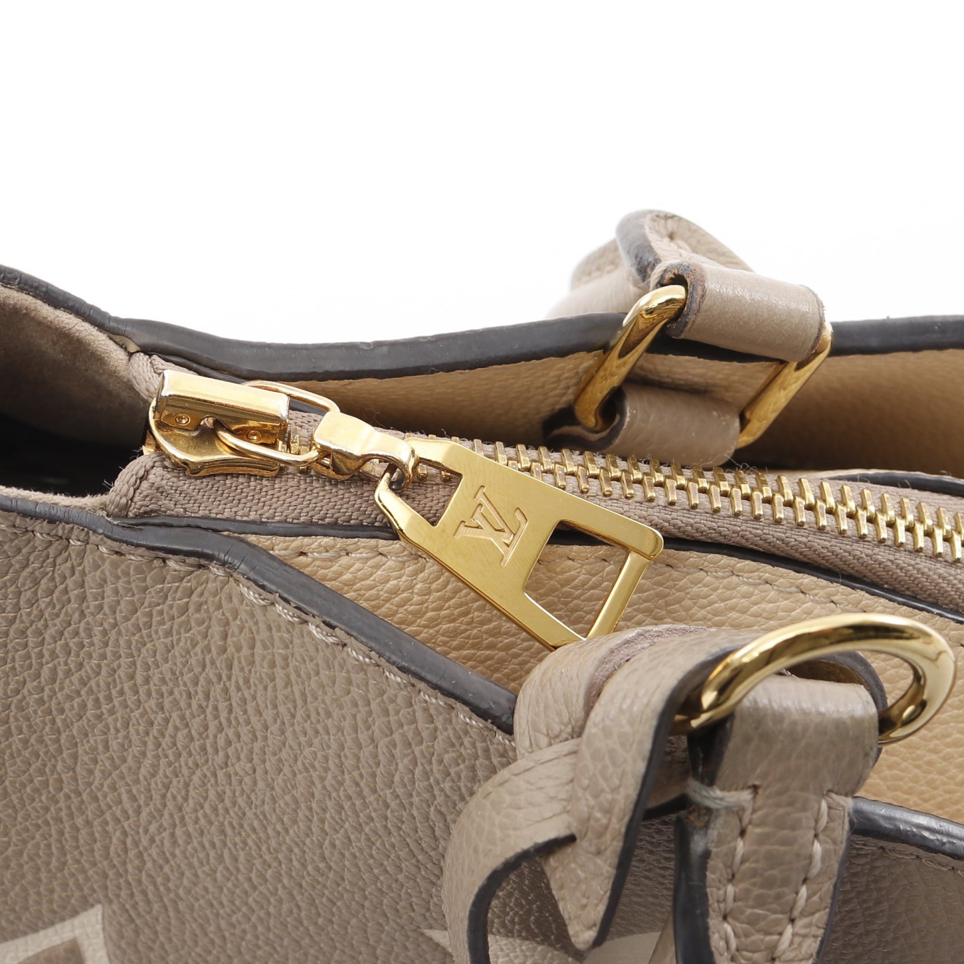 プティ パレPM モノグラムアンプラント トゥルトレール クレーム ハンドバッグ レザー グレーベージュ 2WAY ルイヴィトン バッグ LOUIS VUITTON