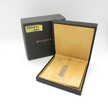 ルチア ネックレス ダイヤ ネックレス K18WG（ホワイトゴールド） ダイヤモンド クリア ブルガリ アクセサリー BVLGARI