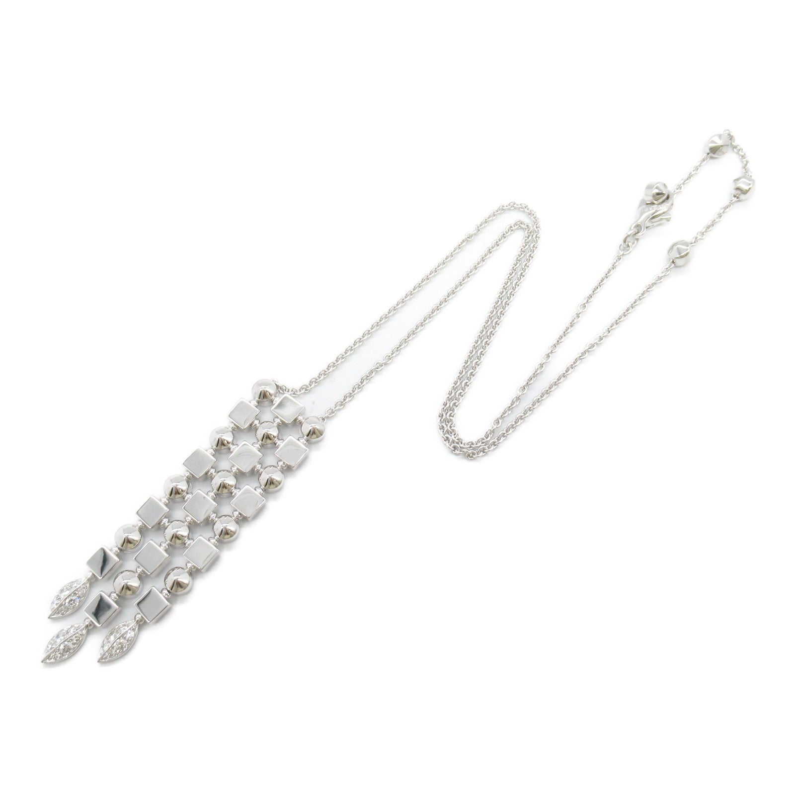 ルチア ネックレス ダイヤ ネックレス K18WG（ホワイトゴールド） ダイヤモンド クリア ブルガリ アクセサリー BVLGARI