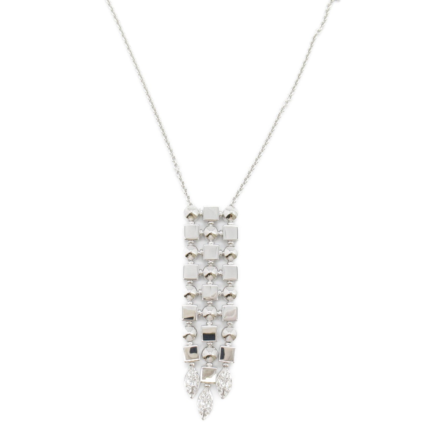 ルチア ネックレス ダイヤ ネックレス K18WG（ホワイトゴールド） ダイヤモンド クリア ブルガリ アクセサリー BVLGARI