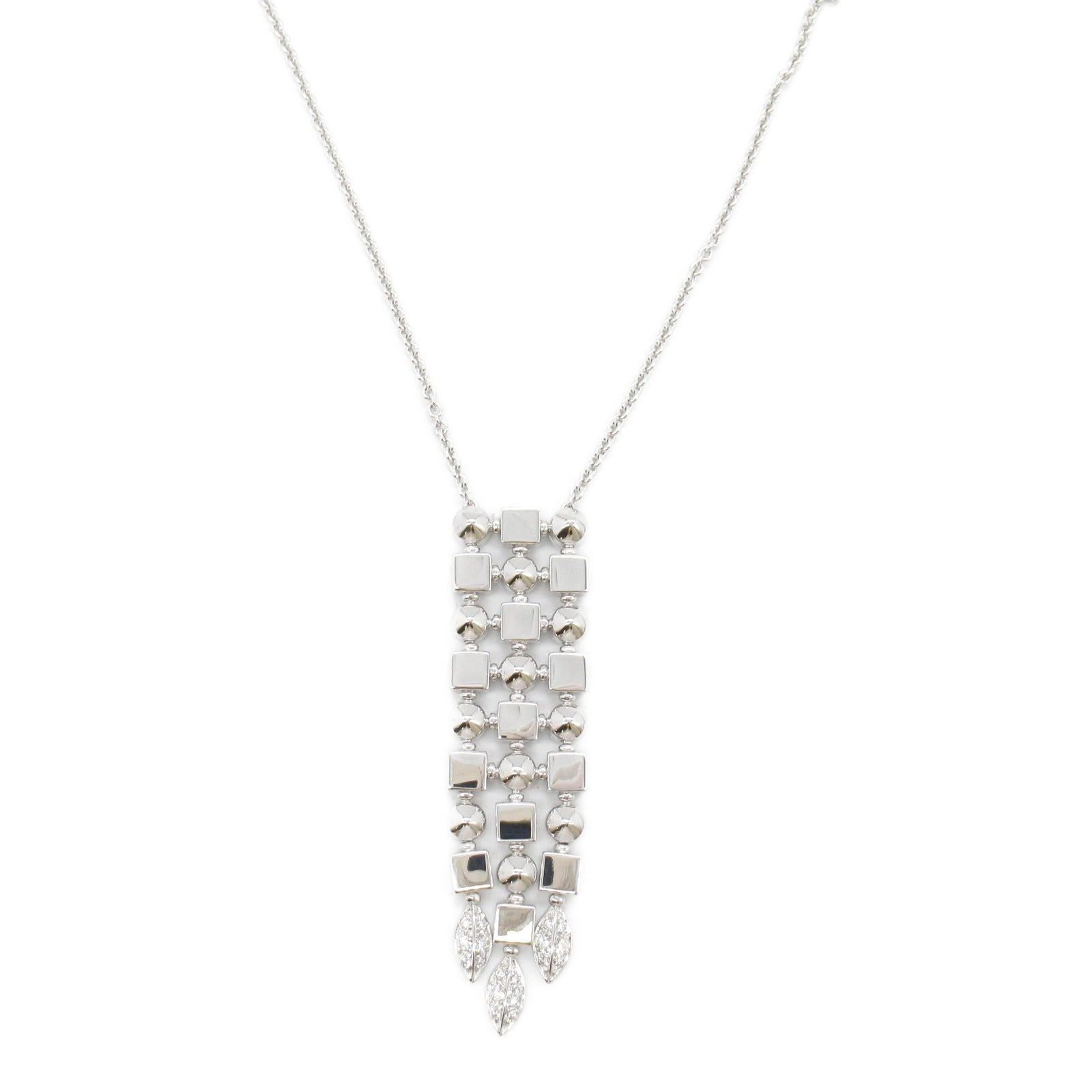 ルチア ネックレス ダイヤ ネックレス K18WG（ホワイトゴールド） ダイヤモンド クリア ブルガリ アクセサリー BVLGARI