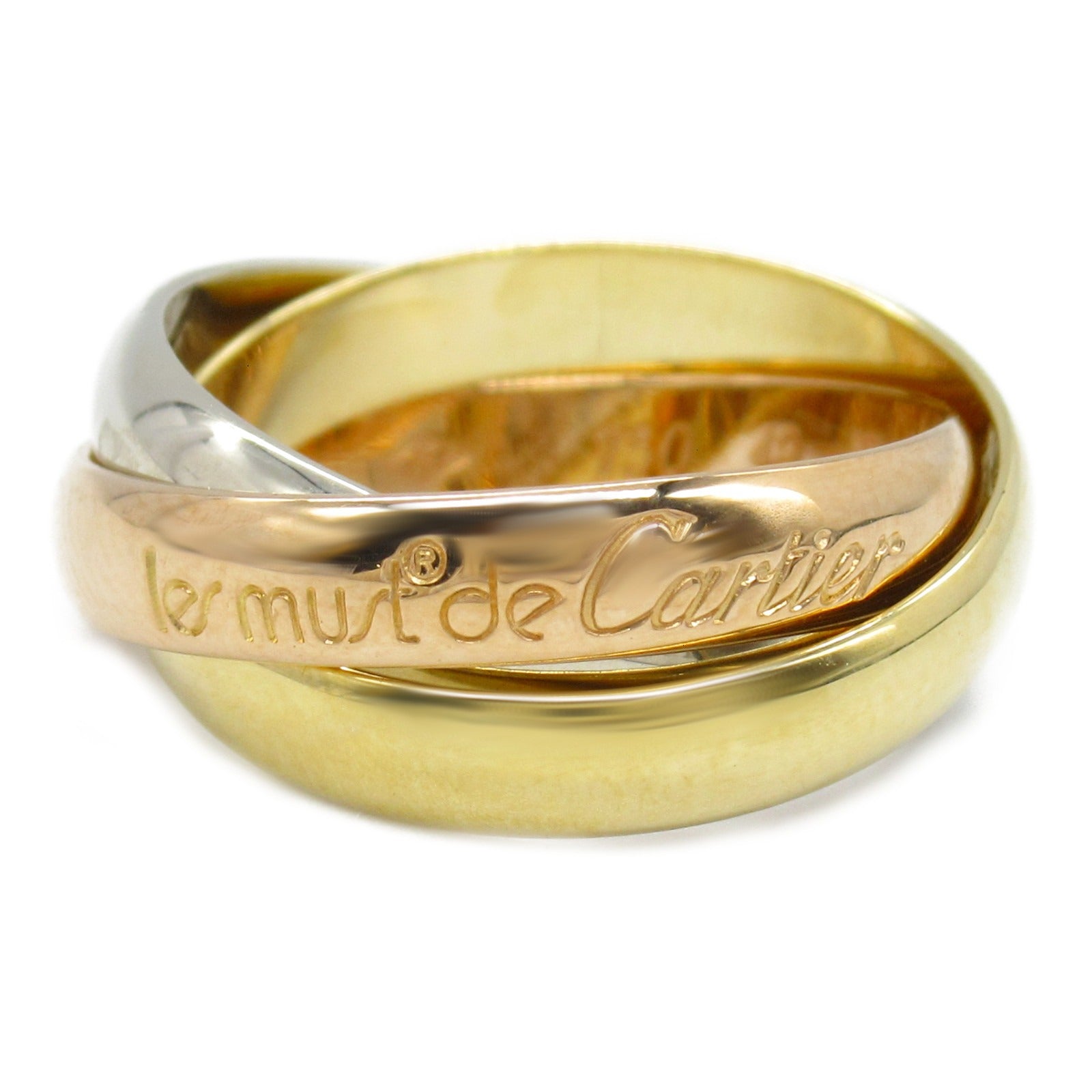 トリニティリング リング 指輪 K18（イエローゴールド） K18WG