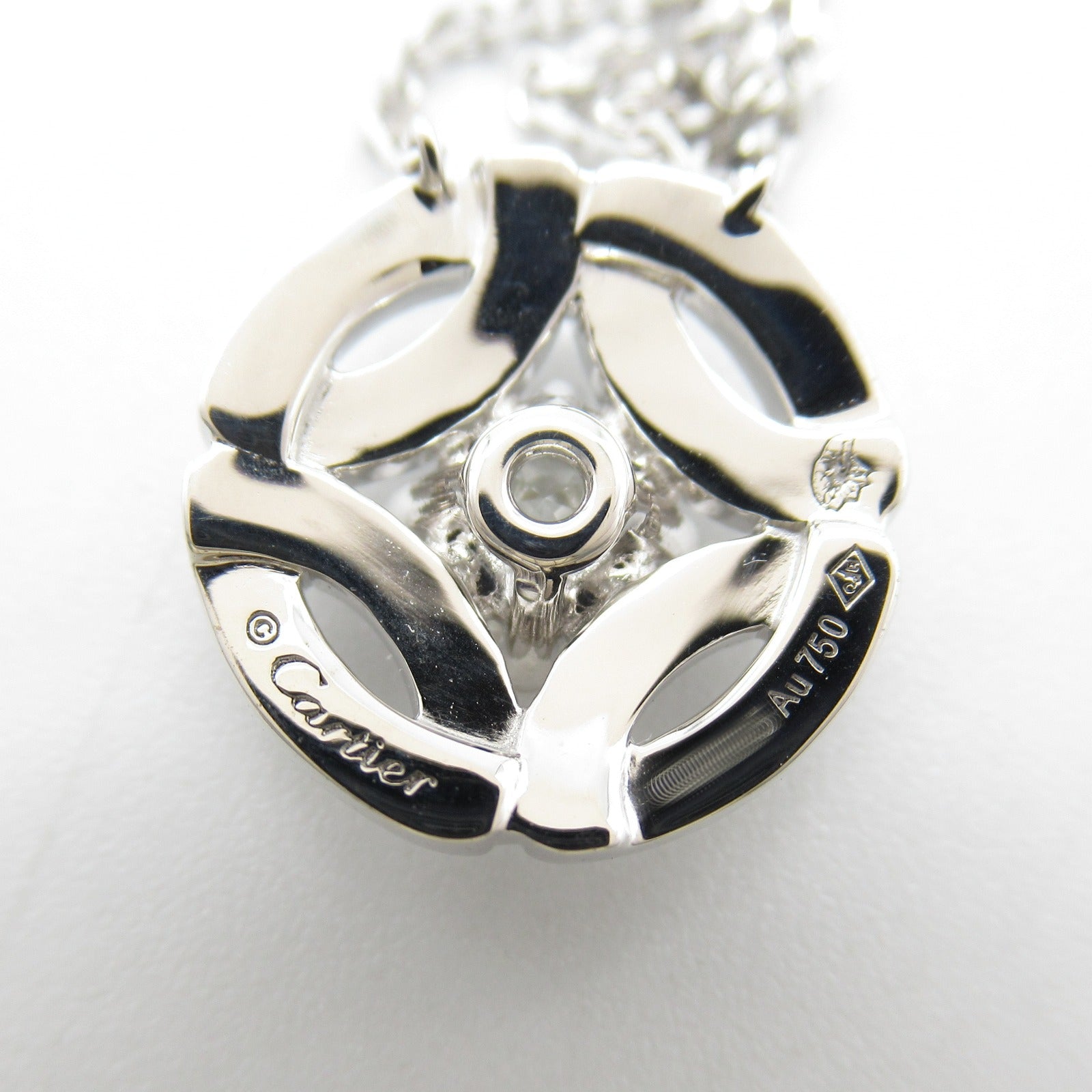 ガラントリーネックレス ダイヤ ネックレス K18WG（ホワイトゴールド