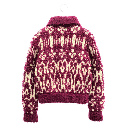 ニットブルゾン ブルゾン ウール ピンク シャネル アウター CHANEL