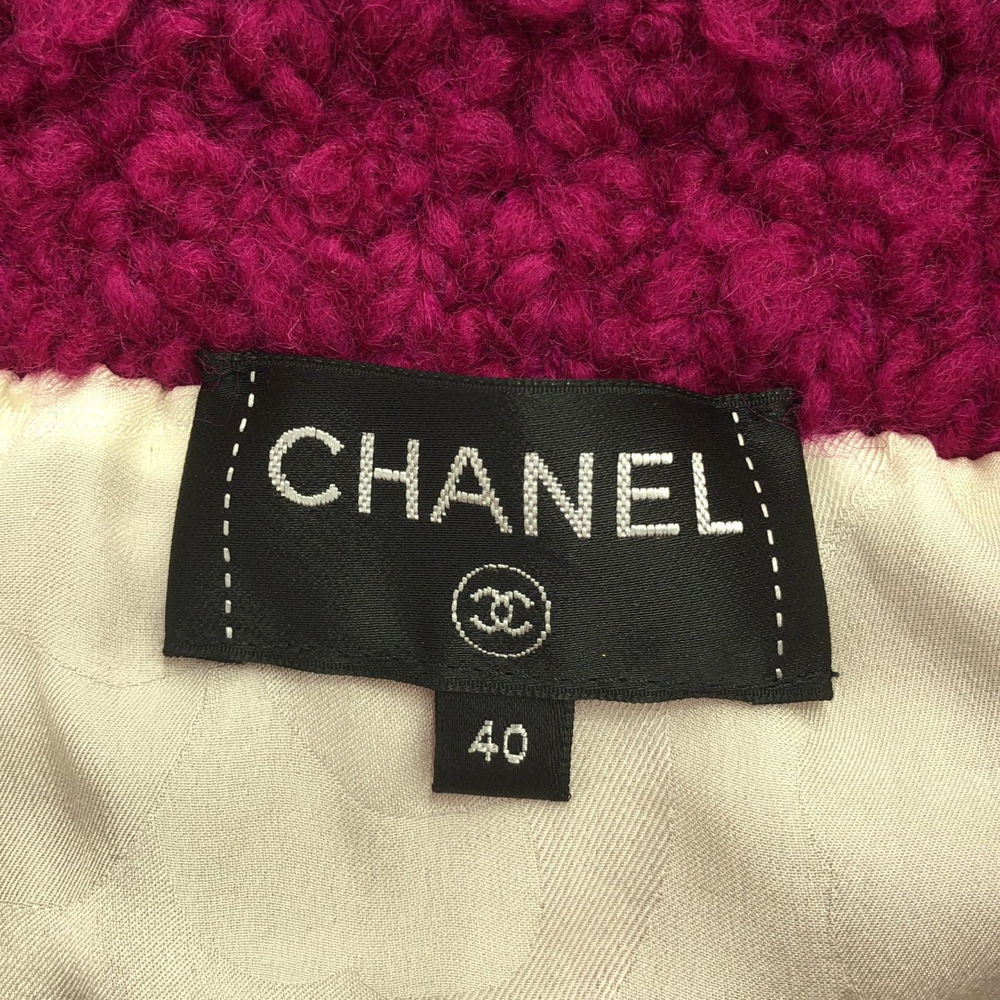 ニットブルゾン ブルゾン ウール ピンク シャネル アウター CHANEL