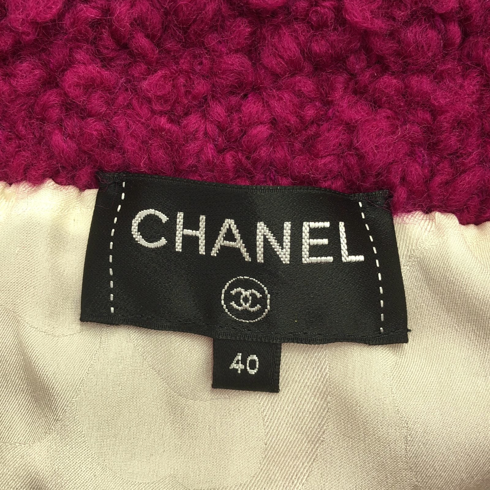 ニットブルゾン ブルゾン ウール ピンク シャネル アウター CHANEL