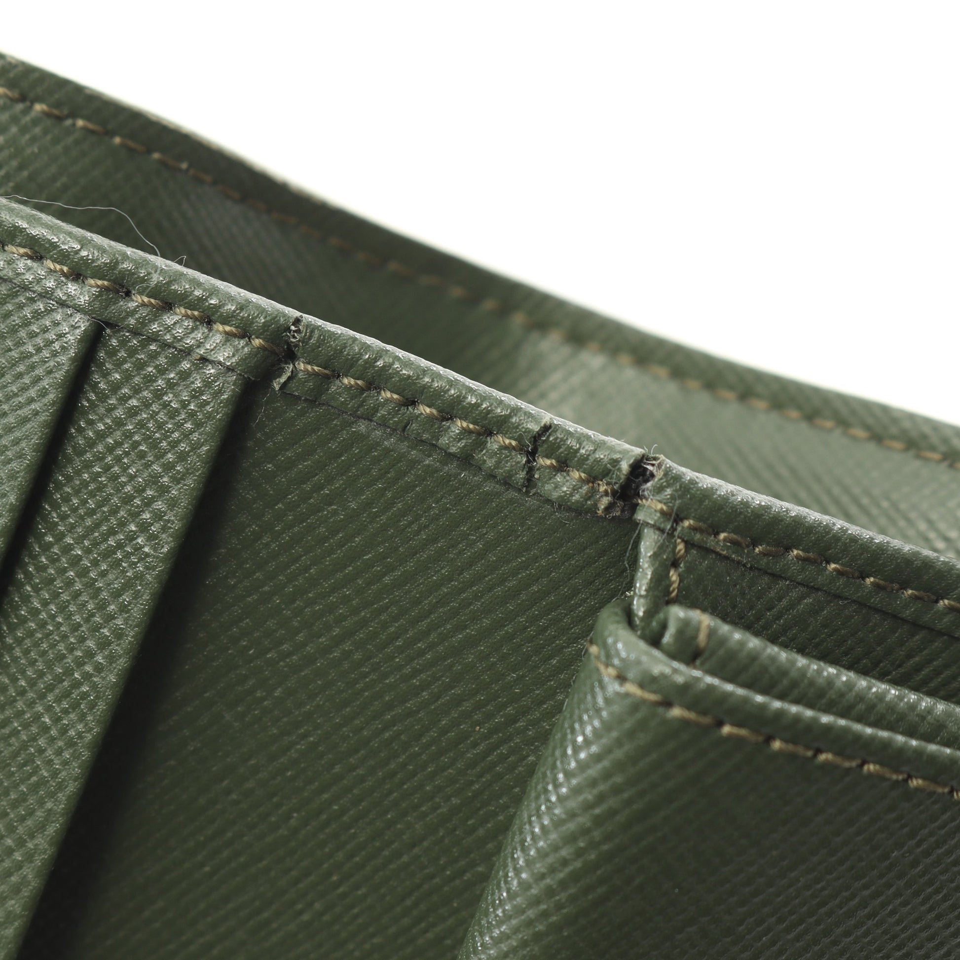 二つ折り財布 レザー グリーン スタッズ マルニ – RECLO 