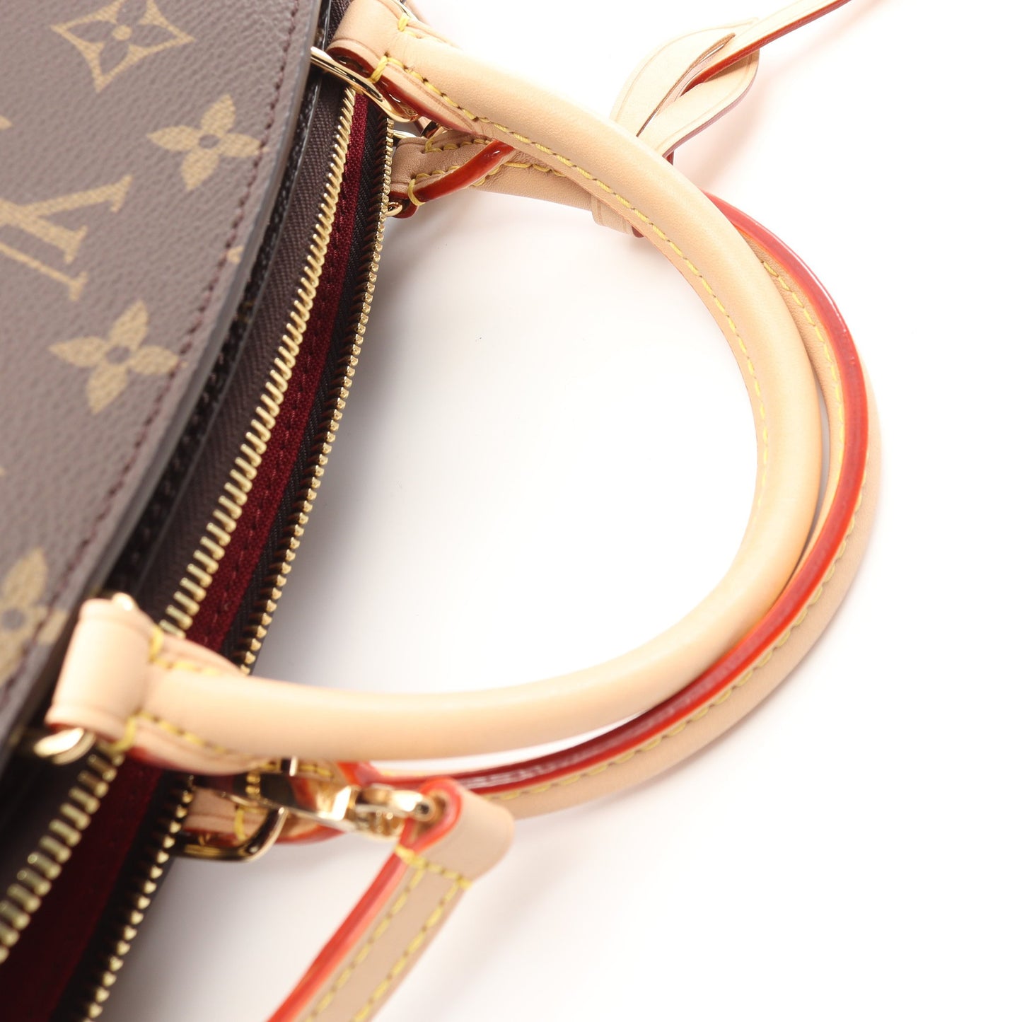 プティ パレPM モノグラム ハンドバッグ PVC レザー ブラウン 2WAY ルイヴィトン バッグ LOUIS VUITTON