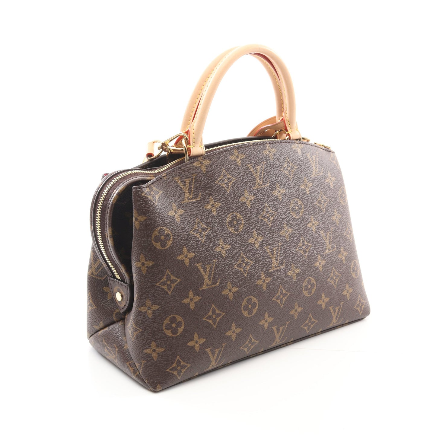 プティ パレPM モノグラム ハンドバッグ PVC レザー ブラウン 2WAY ルイヴィトン バッグ LOUIS VUITTON