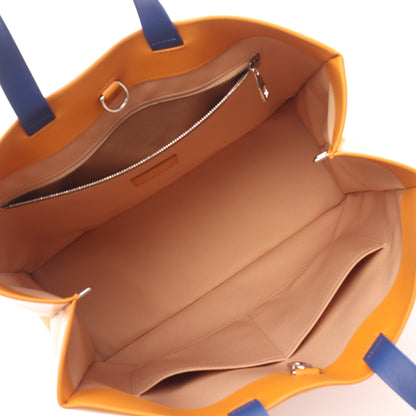 ショッパー トート MM サフラン ハンドバッグ トートバッグ レザー オレンジ 2WAY ルイヴィトン バッグ LOUIS VUITTON