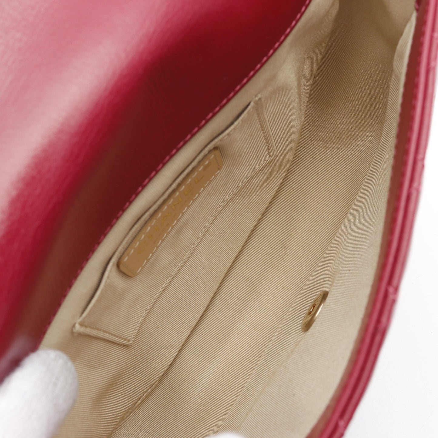 マトラッセ チェーンハンドバッグ レザー ピンクパープル ゴールド金具 2WAY シャネル バッグ CHANEL