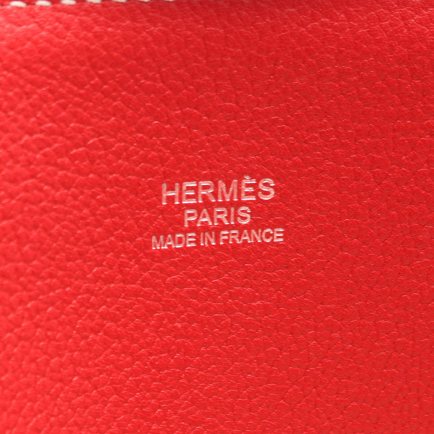 ボリード35 ハンドバッグ トリヨンクレマンス レッド シルバー金具 T刻印 エルメス バッグ HERMES