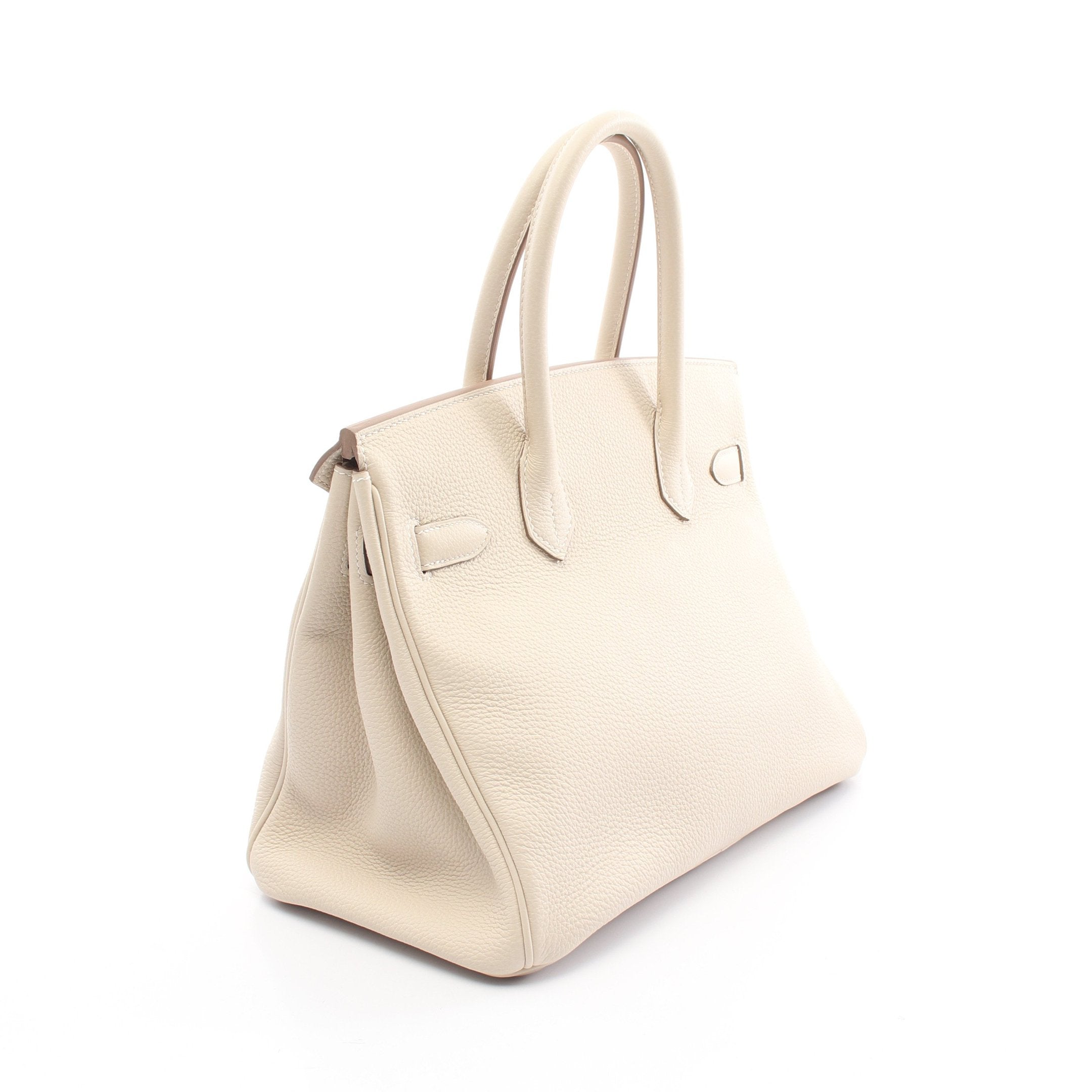 バーキン30 クレ ハンドバッグ トリヨンクレマンス ライトベージュ