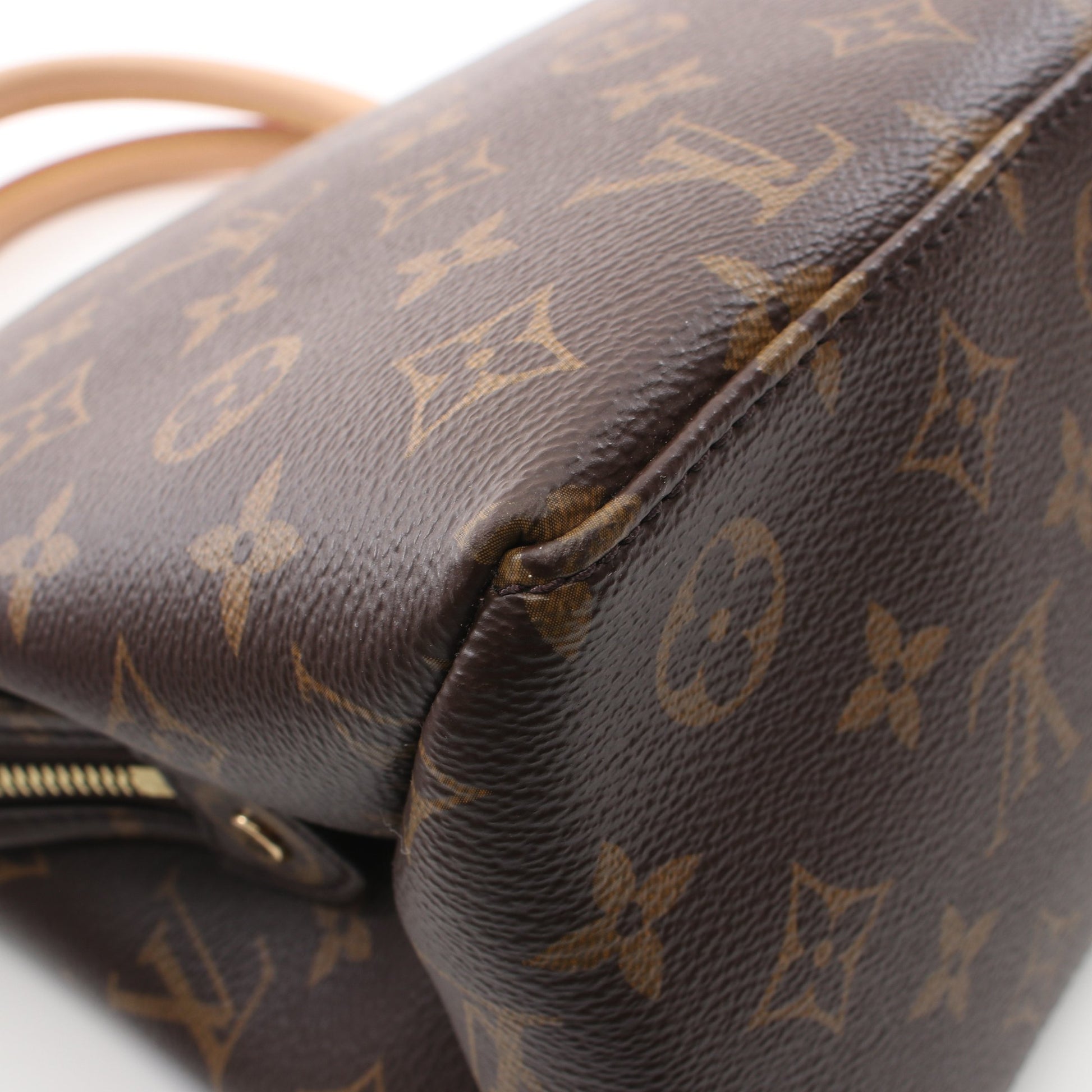 プティ パレPM モノグラム ハンドバッグ PVC レザー ブラウン 2WAY ルイヴィトン バッグ LOUIS VUITTON
