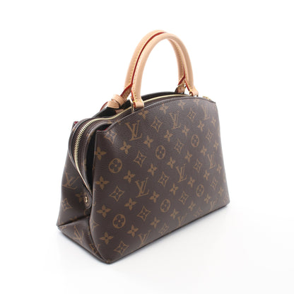 プティ パレPM モノグラム ハンドバッグ PVC レザー ブラウン 2WAY ルイヴィトン バッグ LOUIS VUITTON