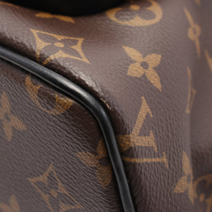 ジョッシュ NV モノグラムマカサー バックパック リュックサック PVC レザー ブラウン ブラック ルイヴィトン バッグ LOUIS VUITTON