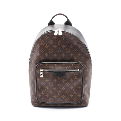 ジョッシュ NV モノグラムマカサー バックパック リュックサック PVC レザー ブラウン ブラック ルイヴィトン バッグ LOUIS VUITTON