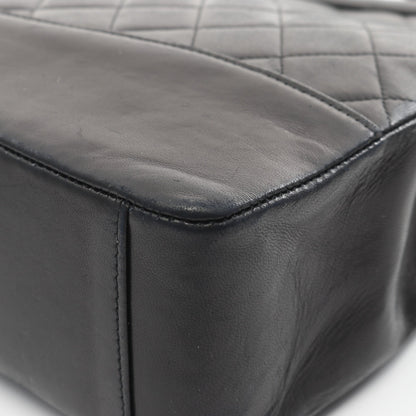 マトラッセ ハンドバッグ ターンロック ラムスキン ブラック ゴールド金具 2WAY シャネル バッグ CHANEL