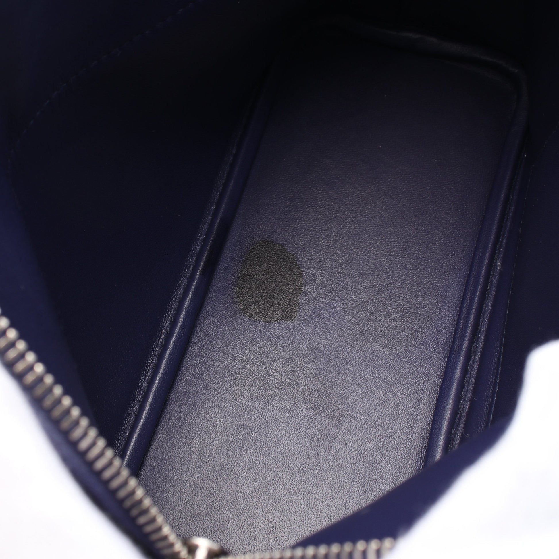 ボリード27 ブルーアンクル ハンドバッグ ヴォーエプソン ブルー シルバー金具 2WAY D刻印 エルメス バッグ HERMES