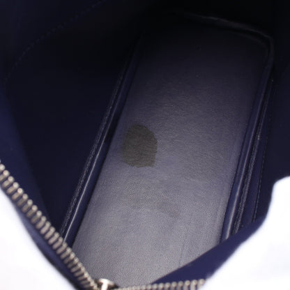 ボリード27 ブルーアンクル ハンドバッグ ヴォーエプソン ブルー シルバー金具 2WAY D刻印 エルメス バッグ HERMES
