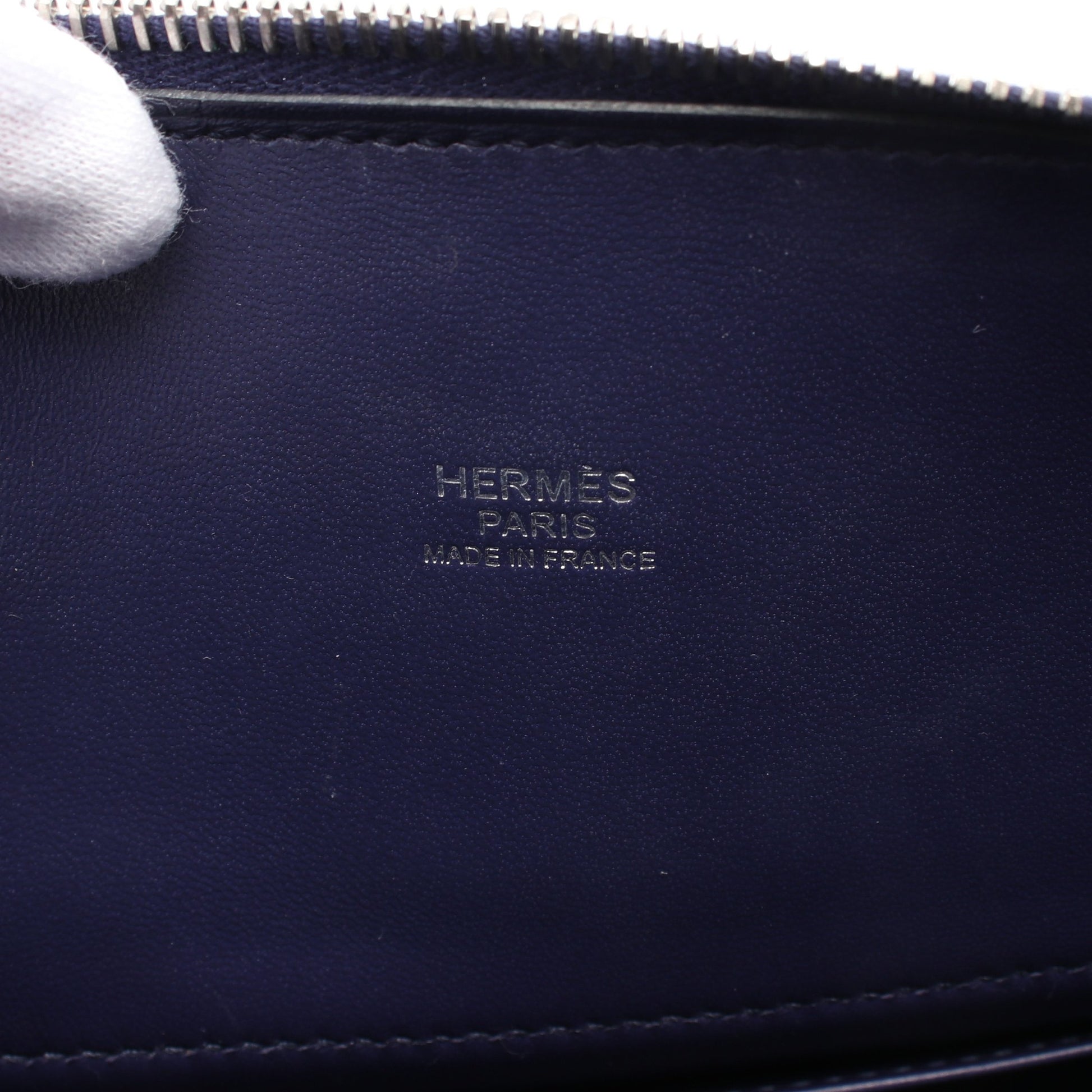 ボリード27 ブルーアンクル ハンドバッグ ヴォーエプソン ブルー シルバー金具 2WAY D刻印 エルメス バッグ HERMES