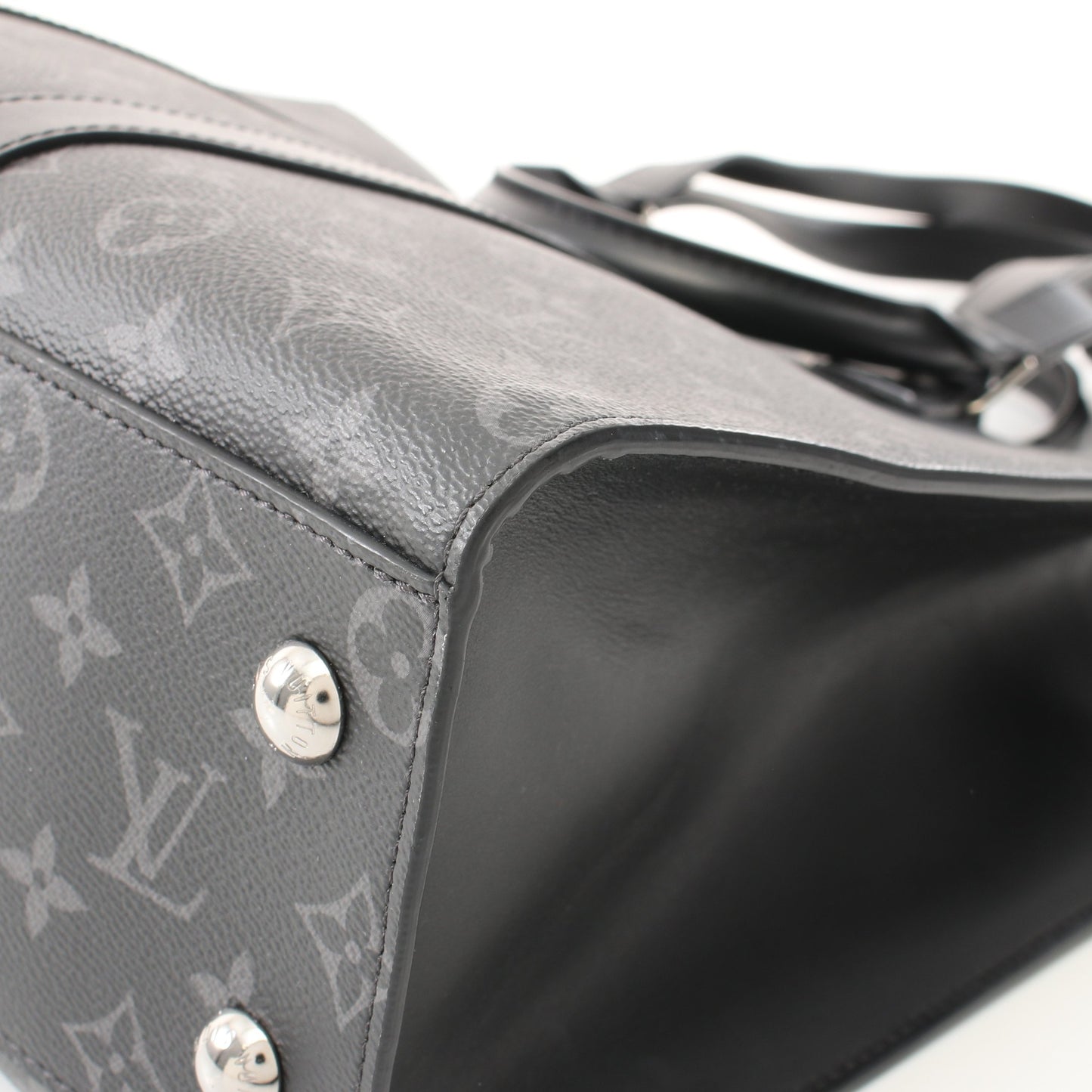 サックプラ 24H モノグラムエクリプス ショルダーバッグ トートバッグ PVC レザー ブラック 2WAY ルイヴィトン バッグ LOUIS VUITTON