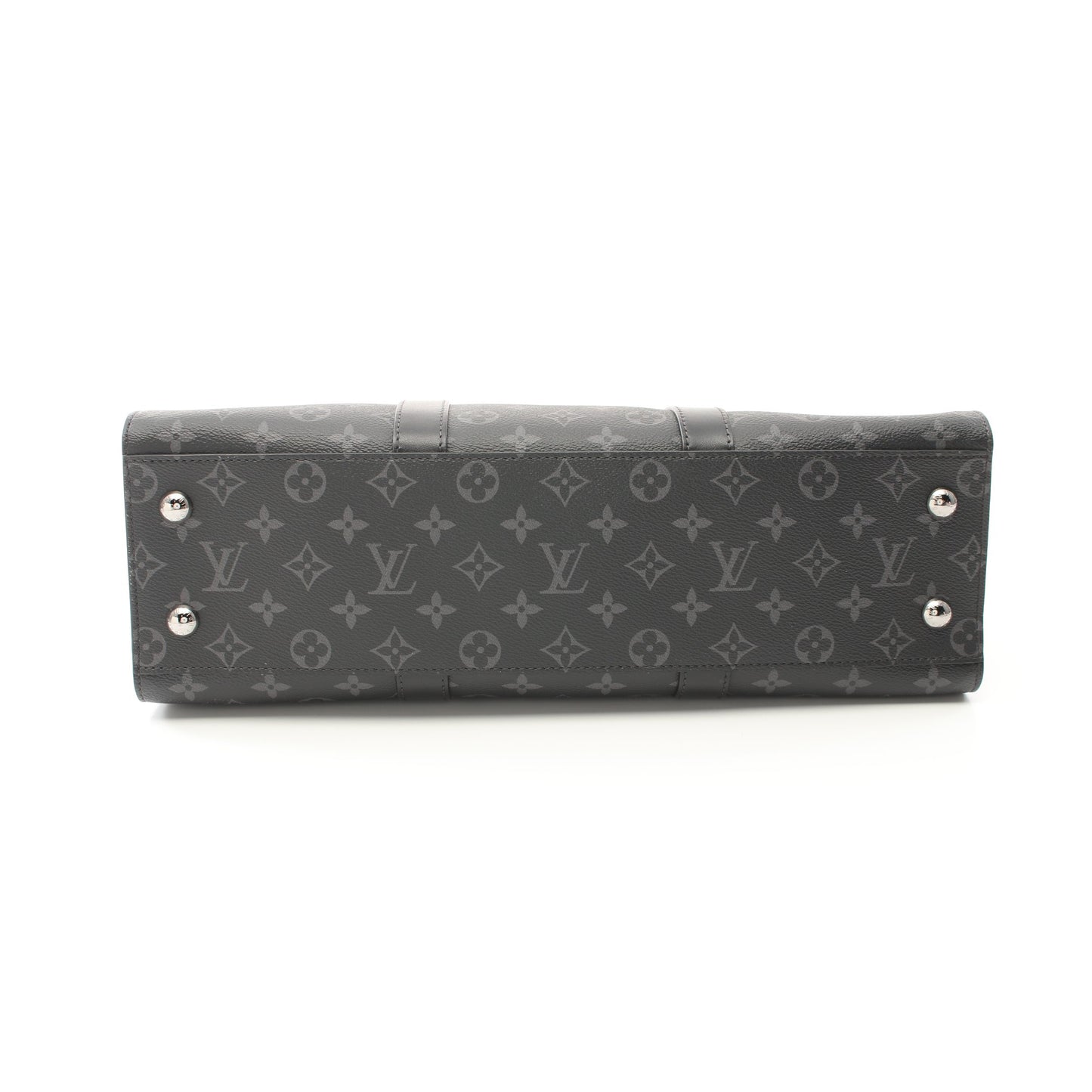 サックプラ 24H モノグラムエクリプス ショルダーバッグ トートバッグ PVC レザー ブラック 2WAY ルイヴィトン バッグ LOUIS VUITTON