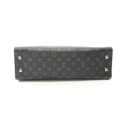 サックプラ 24H モノグラムエクリプス ショルダーバッグ トートバッグ PVC レザー ブラック 2WAY ルイヴィトン バッグ LOUIS VUITTON